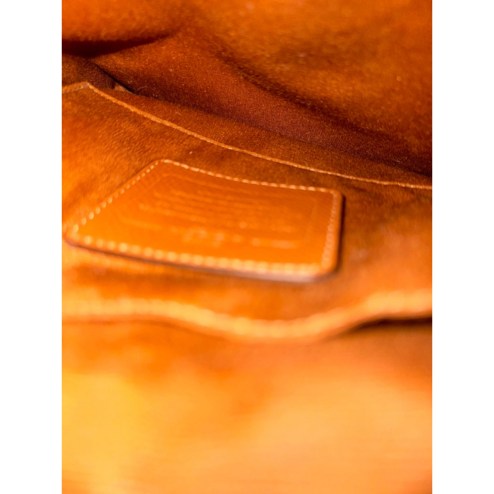 Coach Brown Logo Monogram Crossbody Purse - Picture 8 of 10